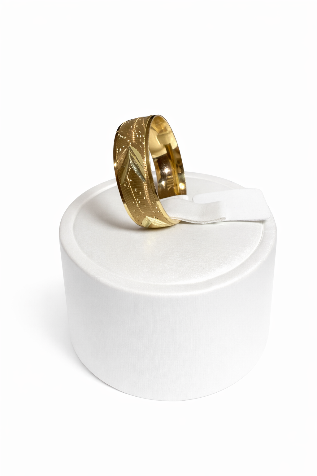 Men's 10k gold engagement ring.
