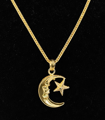 Franco Chain Necklace in 10K Gold – 22 Inches