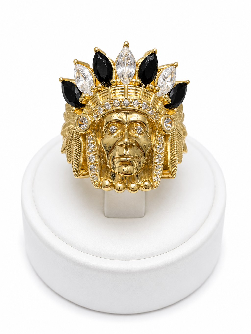 Premium Tribal Chief Gold Ring