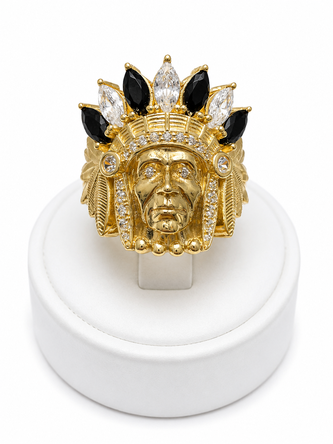 Premium Tribal Chief Gold Ring