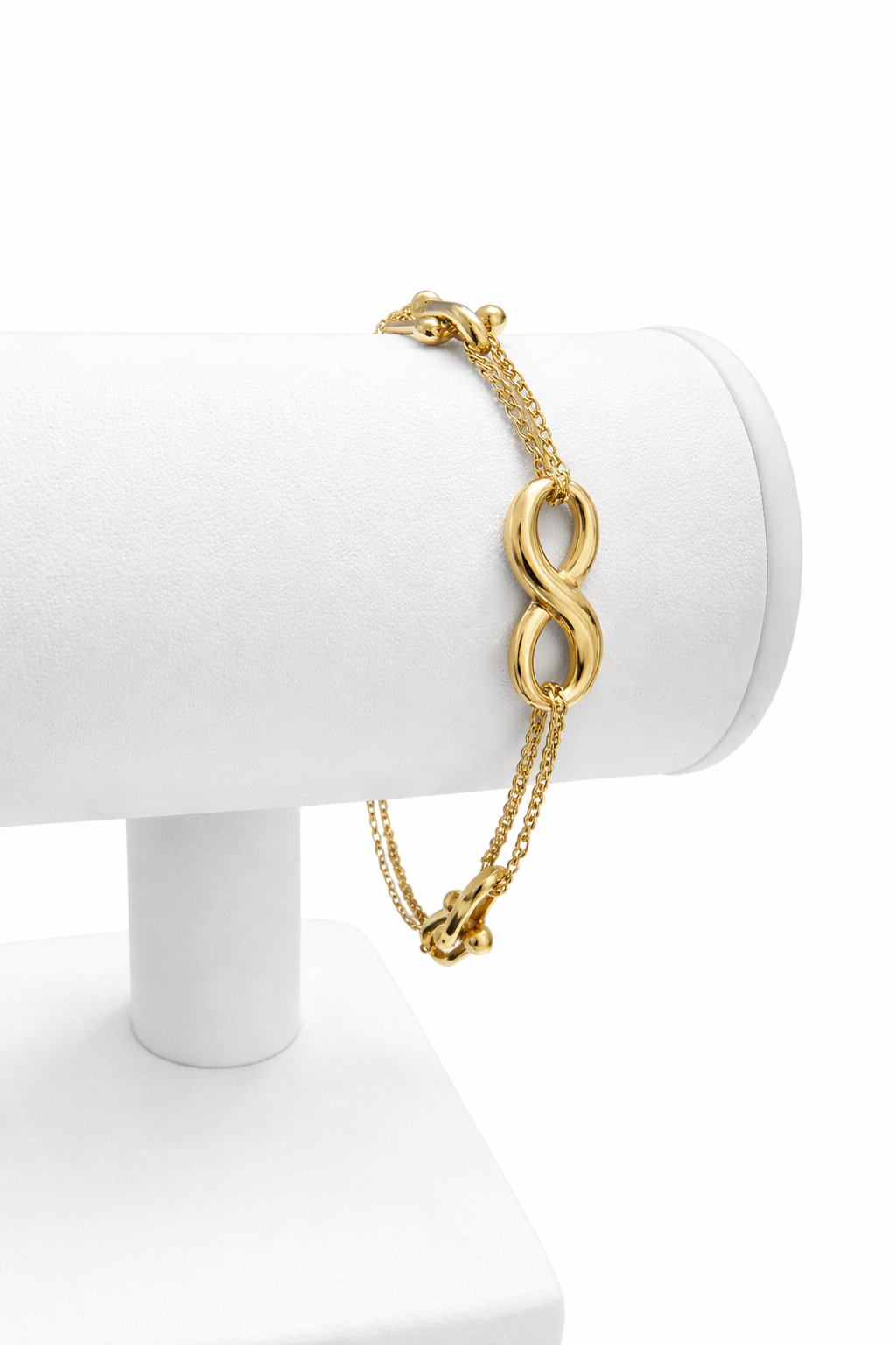 10K Gold Infinity Bracelet