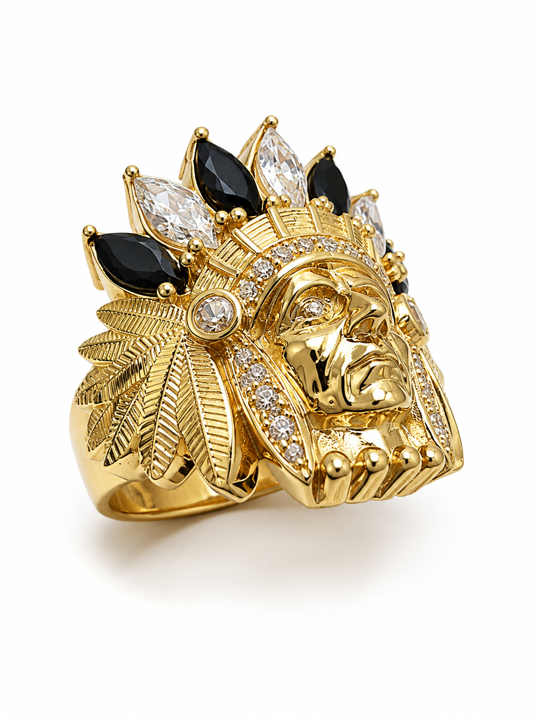 Premium Tribal Chief Gold Ring
